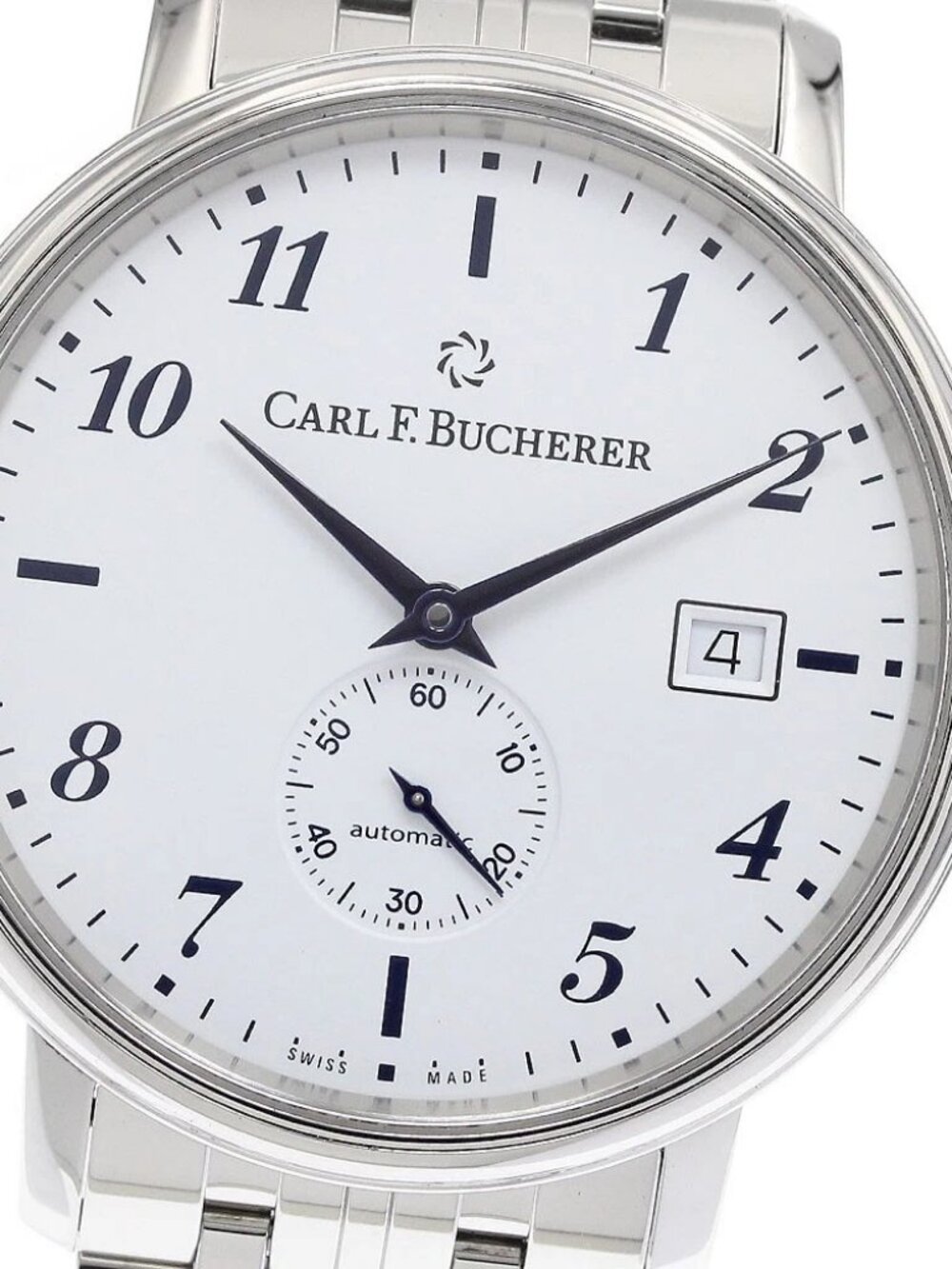 CARL F.BUCHERER Adamavi 10321.08 Date white Dial Automatic Men's Watch